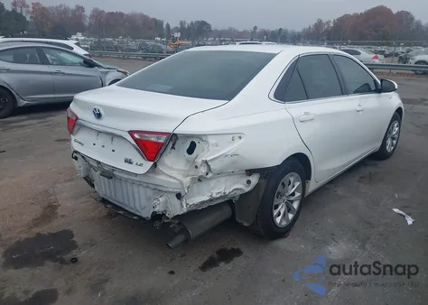 2016 Toyota Camry Hybrid Le from USA, damaged, VIN 4T1BD1FK8GU195937